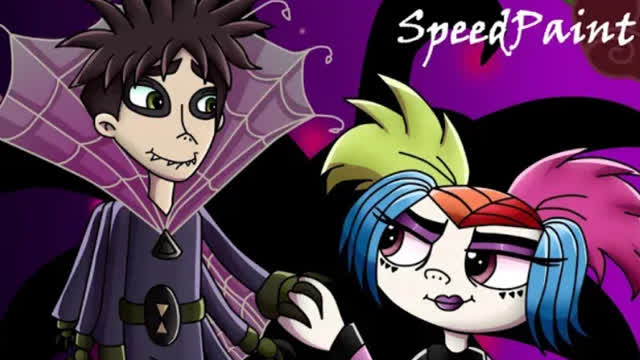 SpeedPaint - Creepie X Tartanula Boy