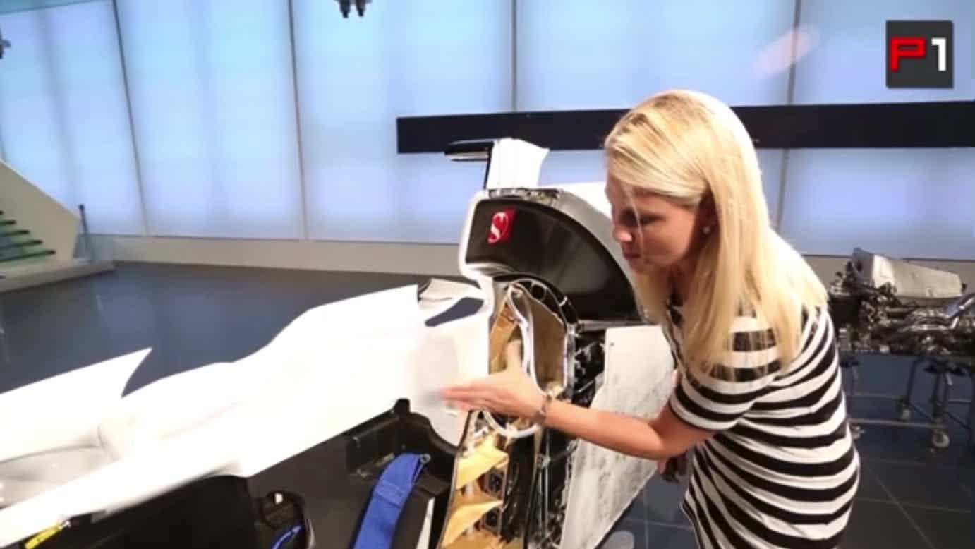 F1 Car Cut in Half 2013