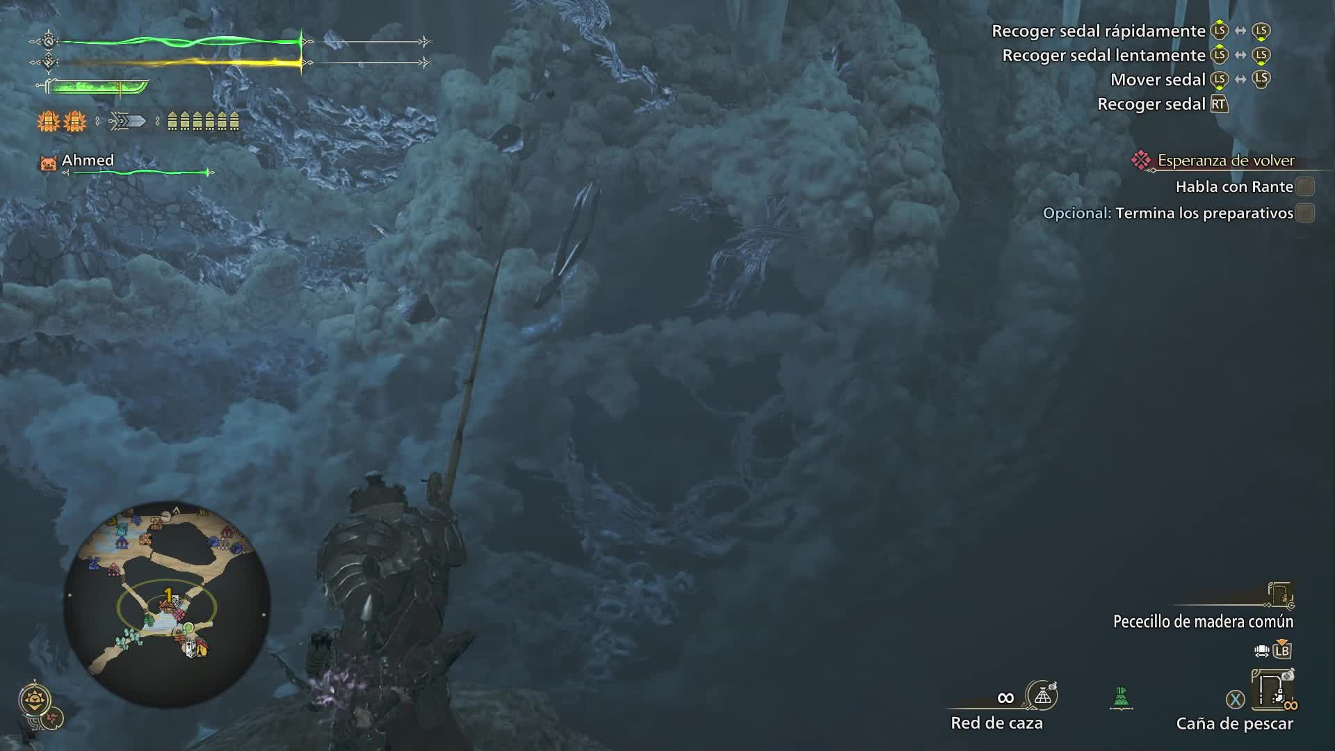 Pescando por primera vez en Monster Hunter Wilds!