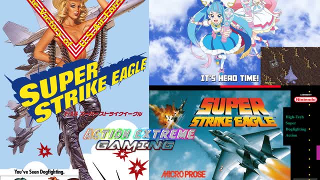 Super Strike Eagle (Super Nintendo) Random Gameplay [Mission 1]