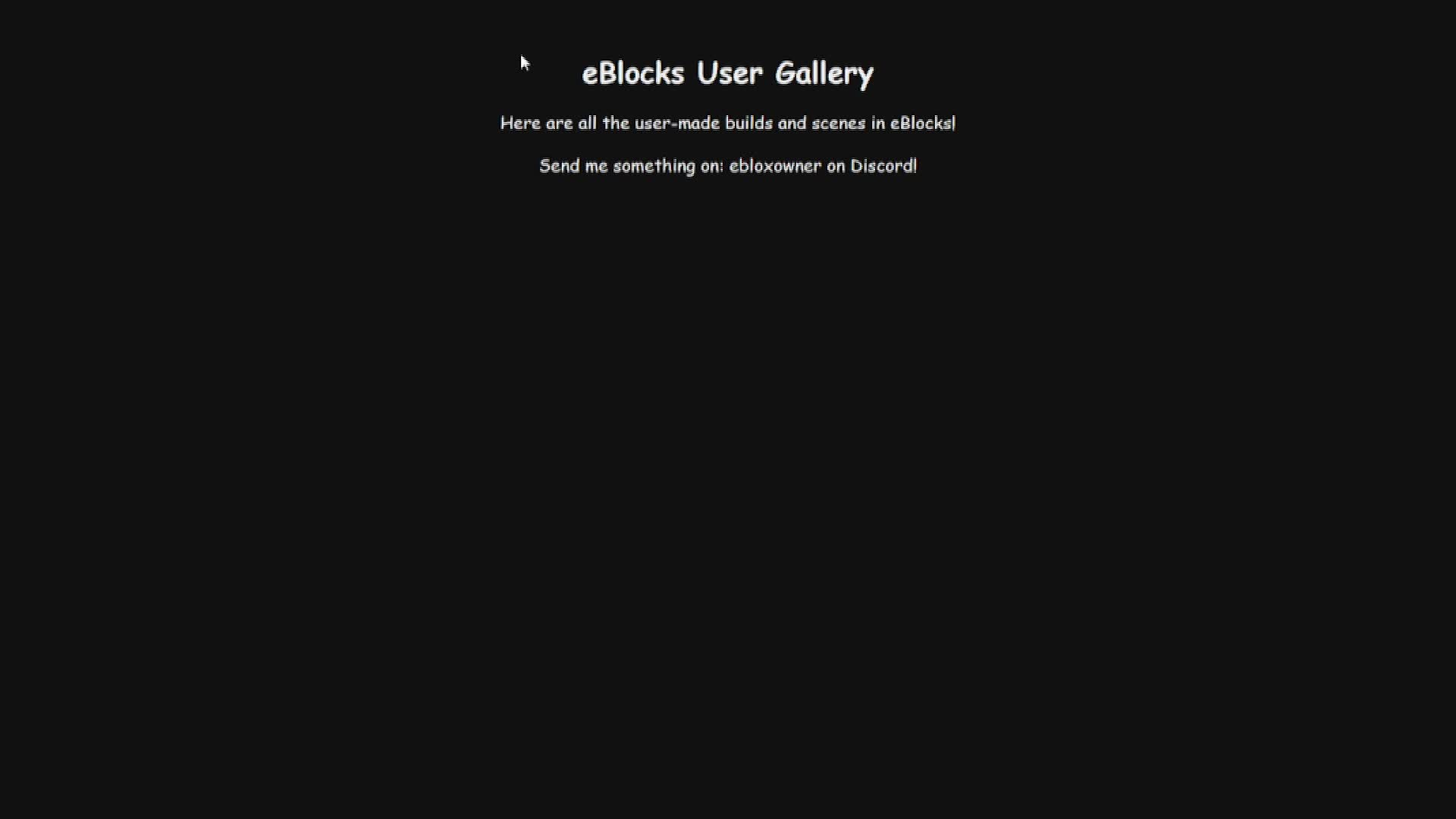 How to upload your stuff onto eBlocks!