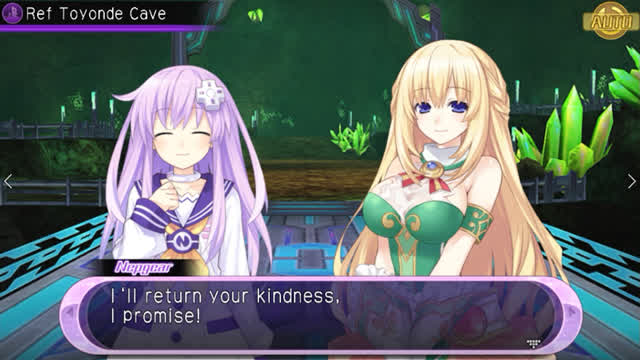 Hyperdimension Neptunia U Action Unleashed - Ch.2 Quest Cutscene - Nepgear And Vert