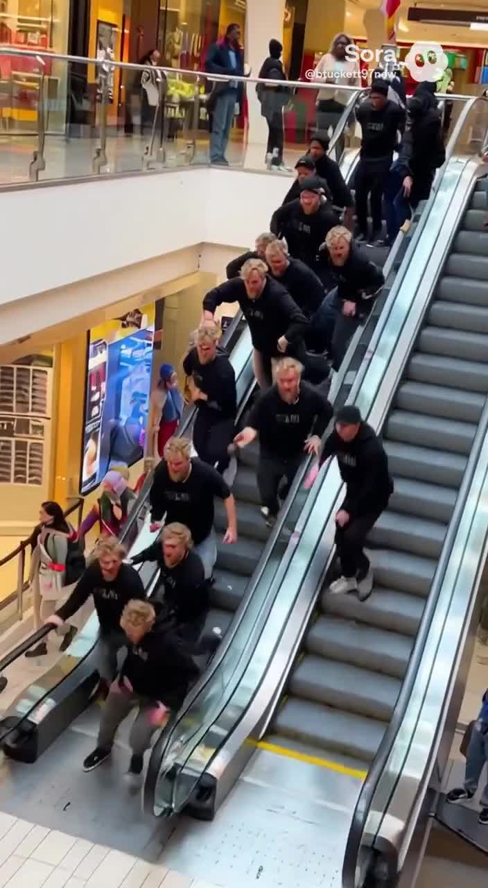 Jake Paul Mall Chaos [SORA]