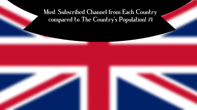 Most Subscribed Channel from Each Country compared to The Country’s Population!