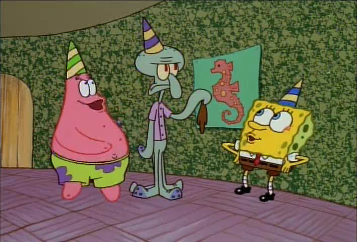 the spongebob show- opposite day