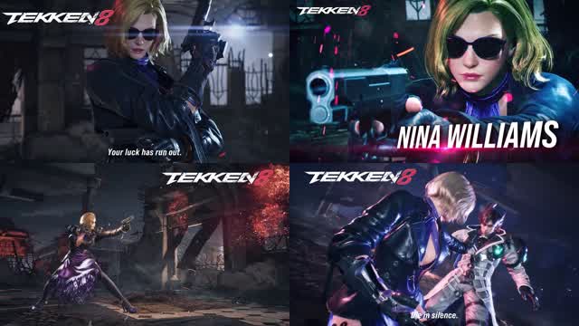 Tekken 8 - Nina Williams Reveal + SNeak Preview Gameplay Trailer