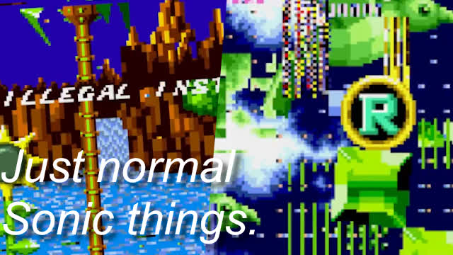 Sonic 1 Except Its Actively Imploding (Real-Time Corruptor)