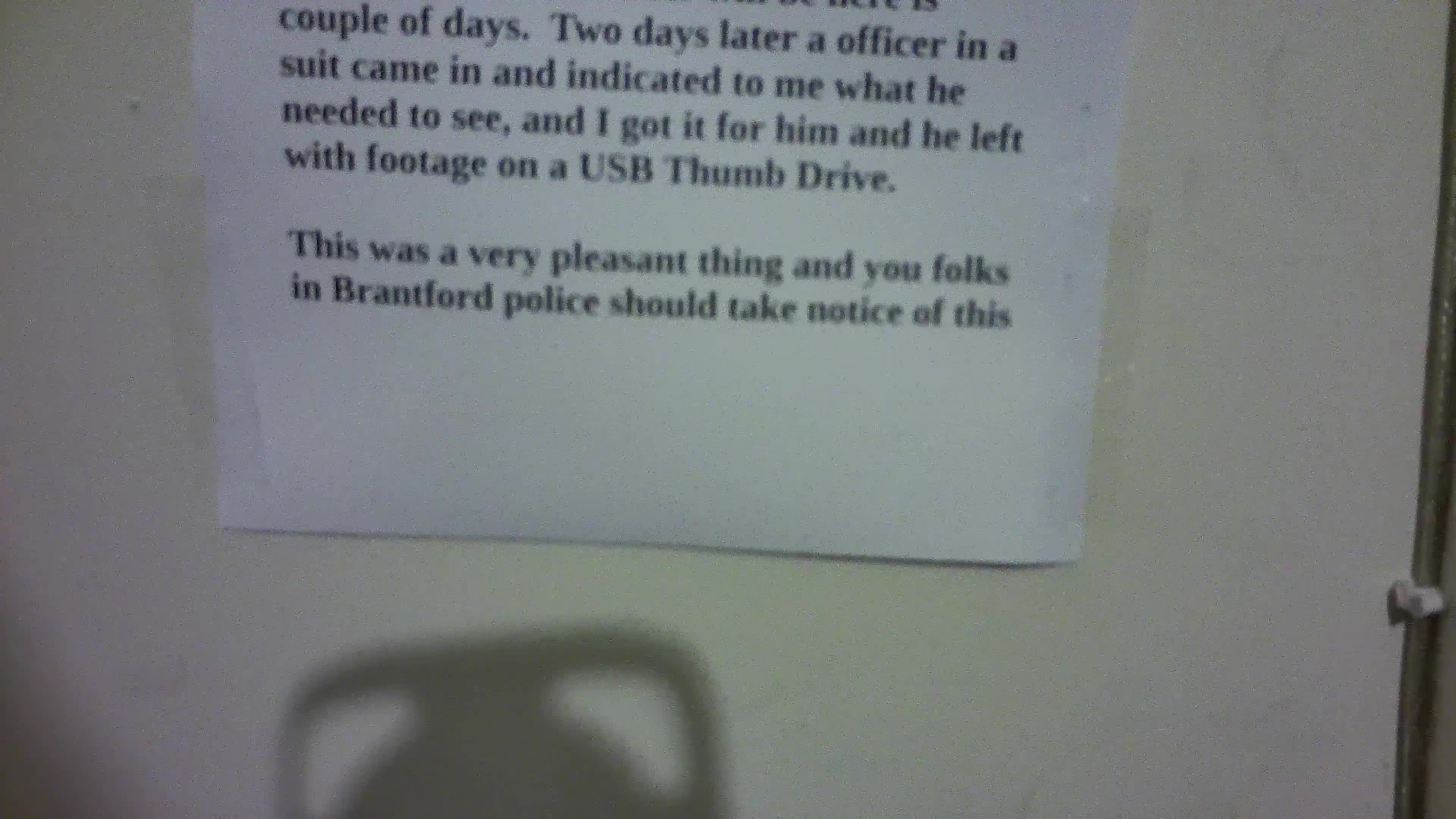 Brantford Police take Notice