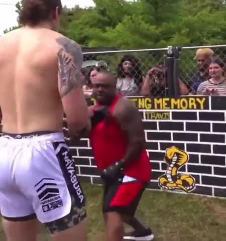 Another Whiteboy Trying To Fight A Black Man