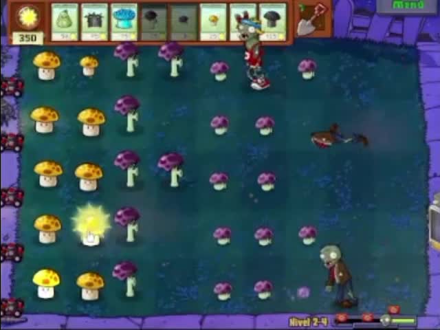 Plantas contra zombies - nivel 2-4 av 2