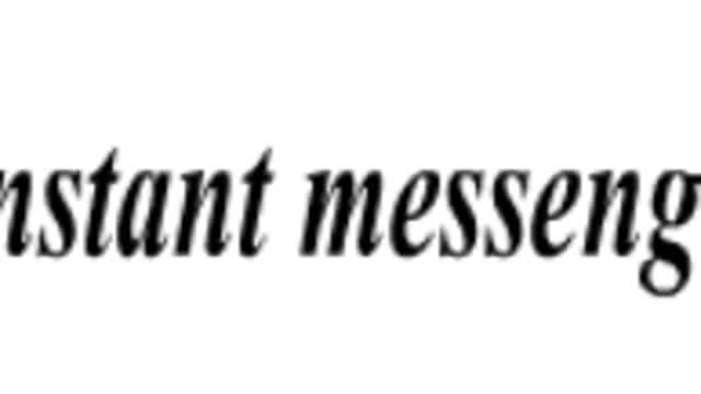 i got aol instant messenger from escargot add me as:yutug