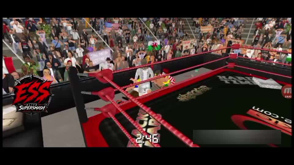 ESS - Eminem's Team vs Shrek's Team - 3v3 No DQ Team Elimination  Match - 4th week of december 2030