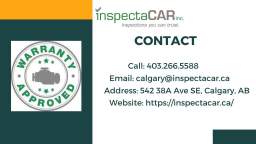 Find Car Maintenance Services at InspectaCAR in Calgary