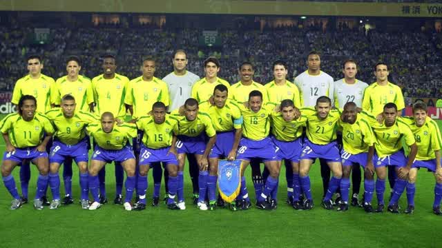 Brasil x Alemanha 2002 - Hino Nacional Brasileiro