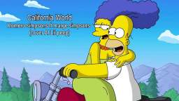 Homero simpsons ft marge simpsons - California world (cover AI)