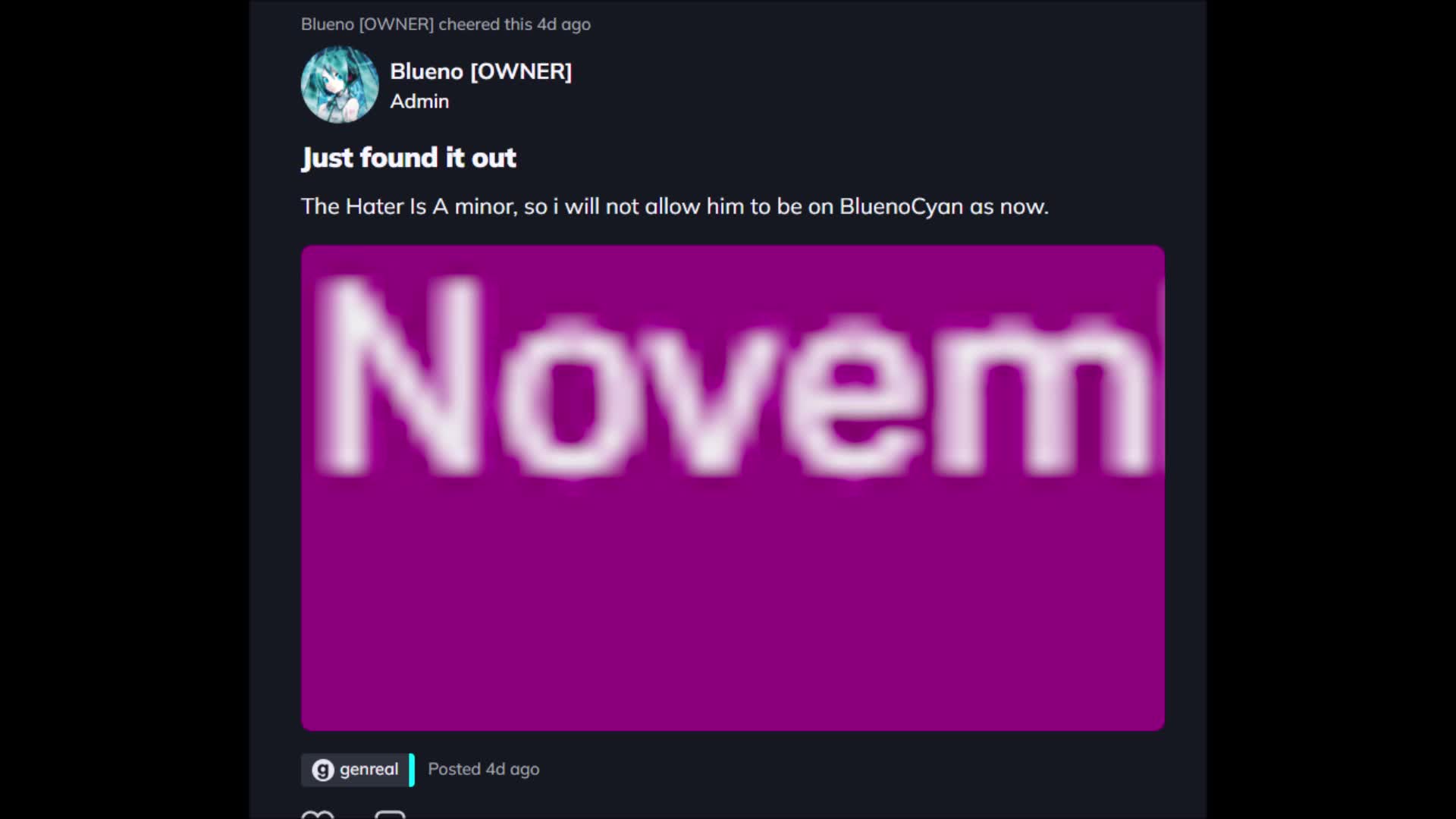BluenoUTTD being retarded moment