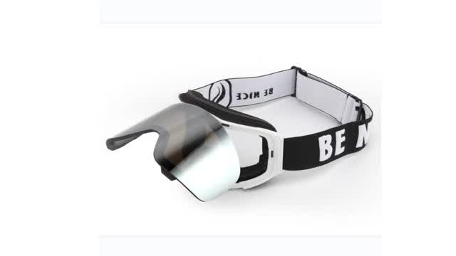 Magnetic lens Anti Fog 100% UV400 protection SKI Goggles SNOW-6200
