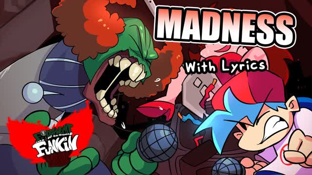 Madness WITH LYRICS - Friday Night Funkin': VS Tricky Cover (No Intro)