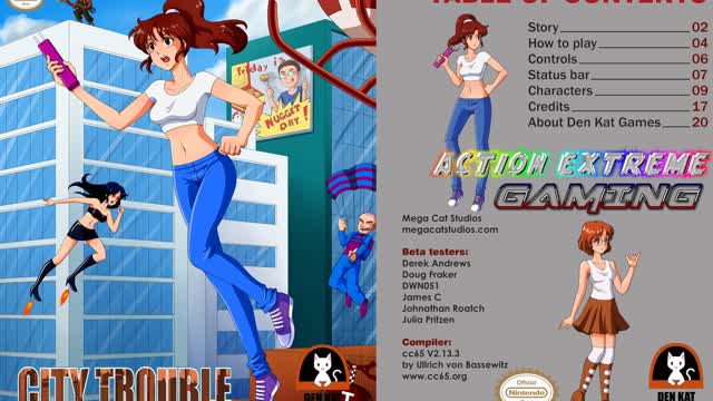 Action Extreme Gaming 2024: City Trouble (2016 Nes Homebrew) - Lets Get it On!! [Mirrors Edge Meets