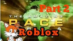 The Amazing roblox race #2 Im running out of time fire