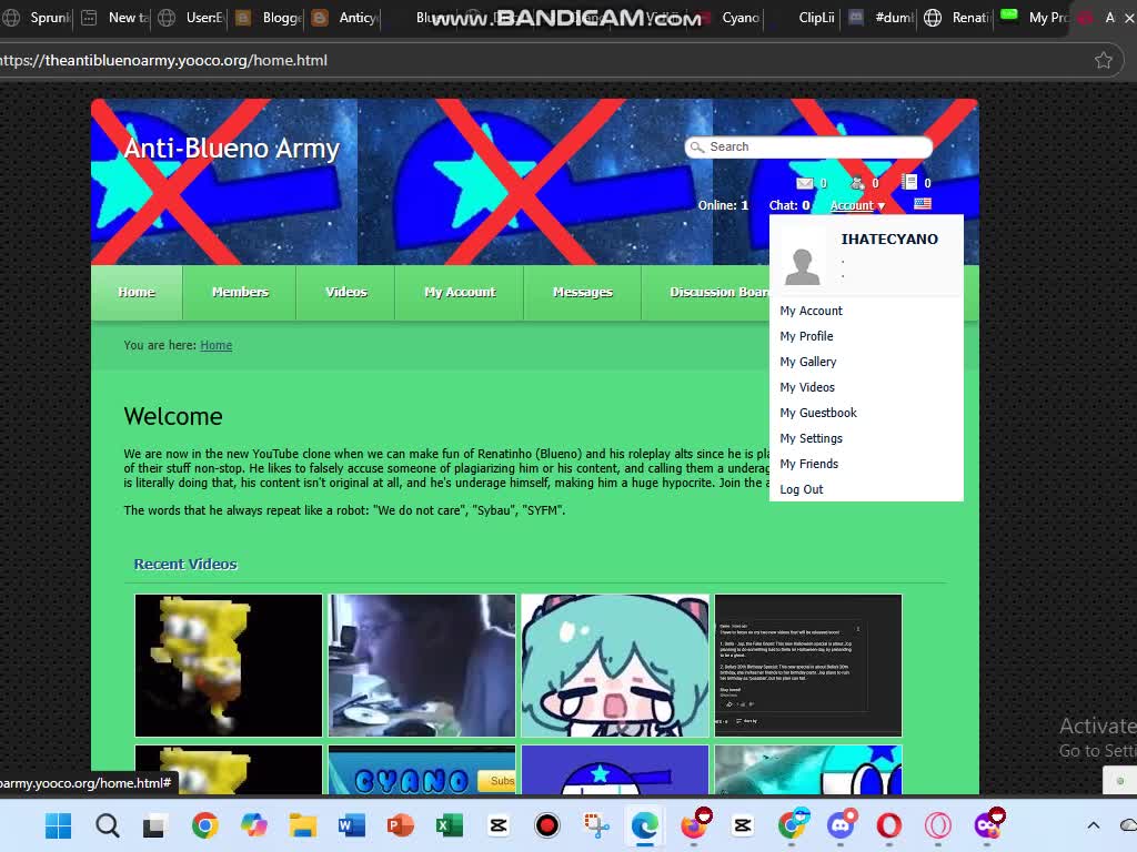 I QUIT ANTI BLUENO ARMY