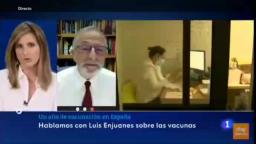 Luis Enjuanes, virólogo del CSIC. Omicrom, sintomatología atenuada también para no vacunados.