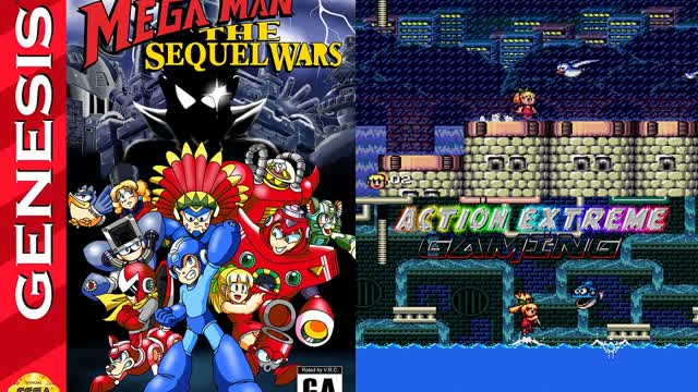 Mega Man: The Sequel Wars (Sega Genesis Homebrew Rom Hack) Roll Chan Sneak Preview Gameplay