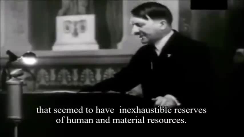 Hitlers Speech On Europe