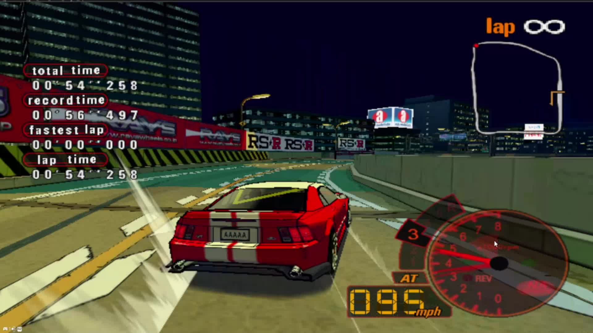 Auto Modelista - Ford Mustang on Osaka Highway