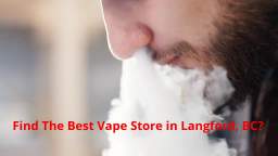 Vape Street Langford BC - Your Local Vape Store