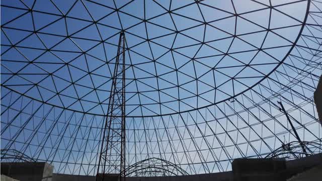 dome structure space frame stadium building