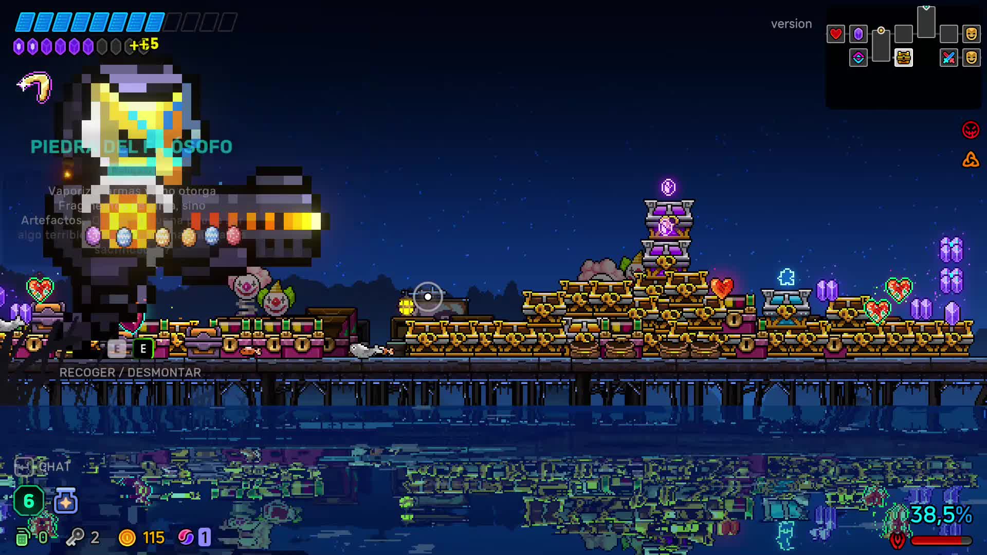 Neon Abyss 2 - Pesca para crecer grande, fuerte y bugear el juego