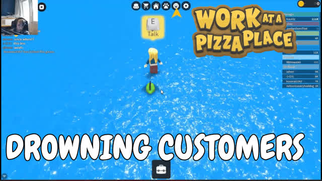 DROWNING MY CUSTOMERS | Work At A Pizza Place DROWNING MY CUSTOMERS | Work At A Pizza Place