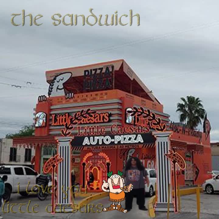 I LOVE YOU LITTLE CAESARS
