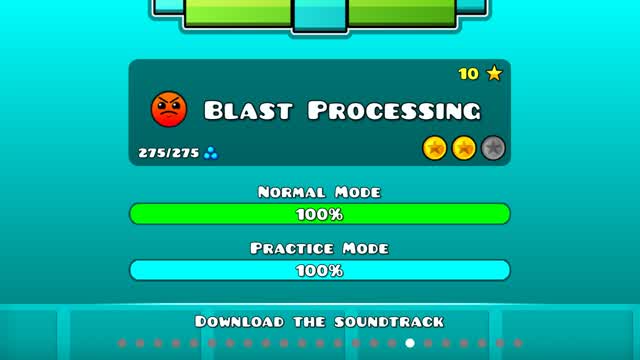 Geometry Dash - Blast Processing (1st coin)