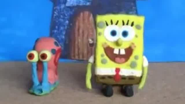 SpongeBob Clay Animation (12fps) 2011