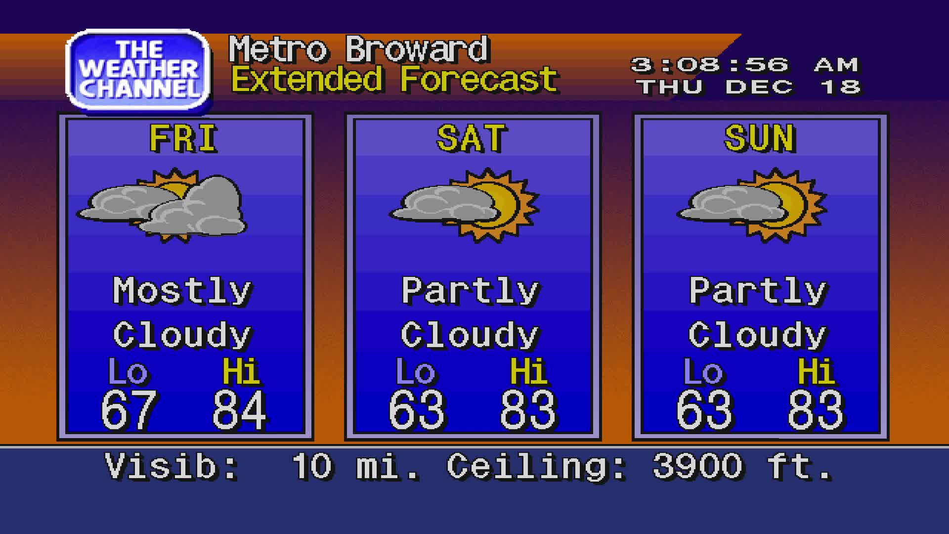 Weatherstar 4000 Simulator Test