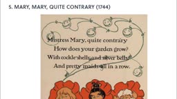 Is Mary Mary Quite Contrary That Dark