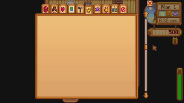 Animals - Stardew Valley Menu Tab #2