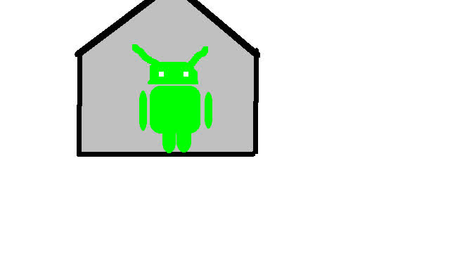 speedpainting the old android luancher icon