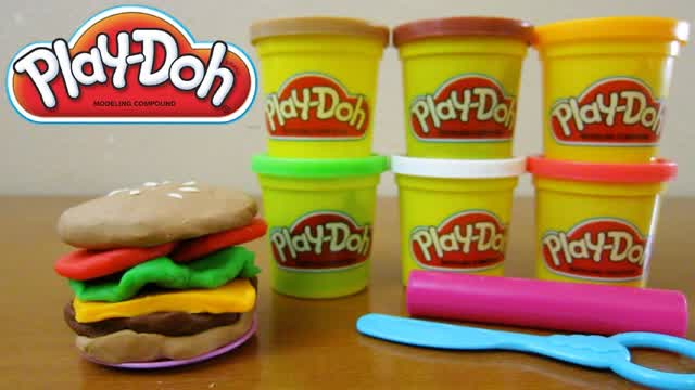 How to Make a Play-Doh Hamburger
