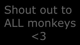 I LOVE MONKEYS