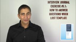 056 Interview Journal Exercise 5.1 How to Answer Questions When Lost Template