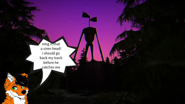 i discover on forests and i saw a siren head (siren head) (final video on 2023)