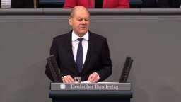 Scholz spoke today in the Bundestag about the budget crisis in Germany; parliamentarians reacted to 