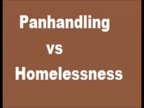 Panhandling vs homelessness