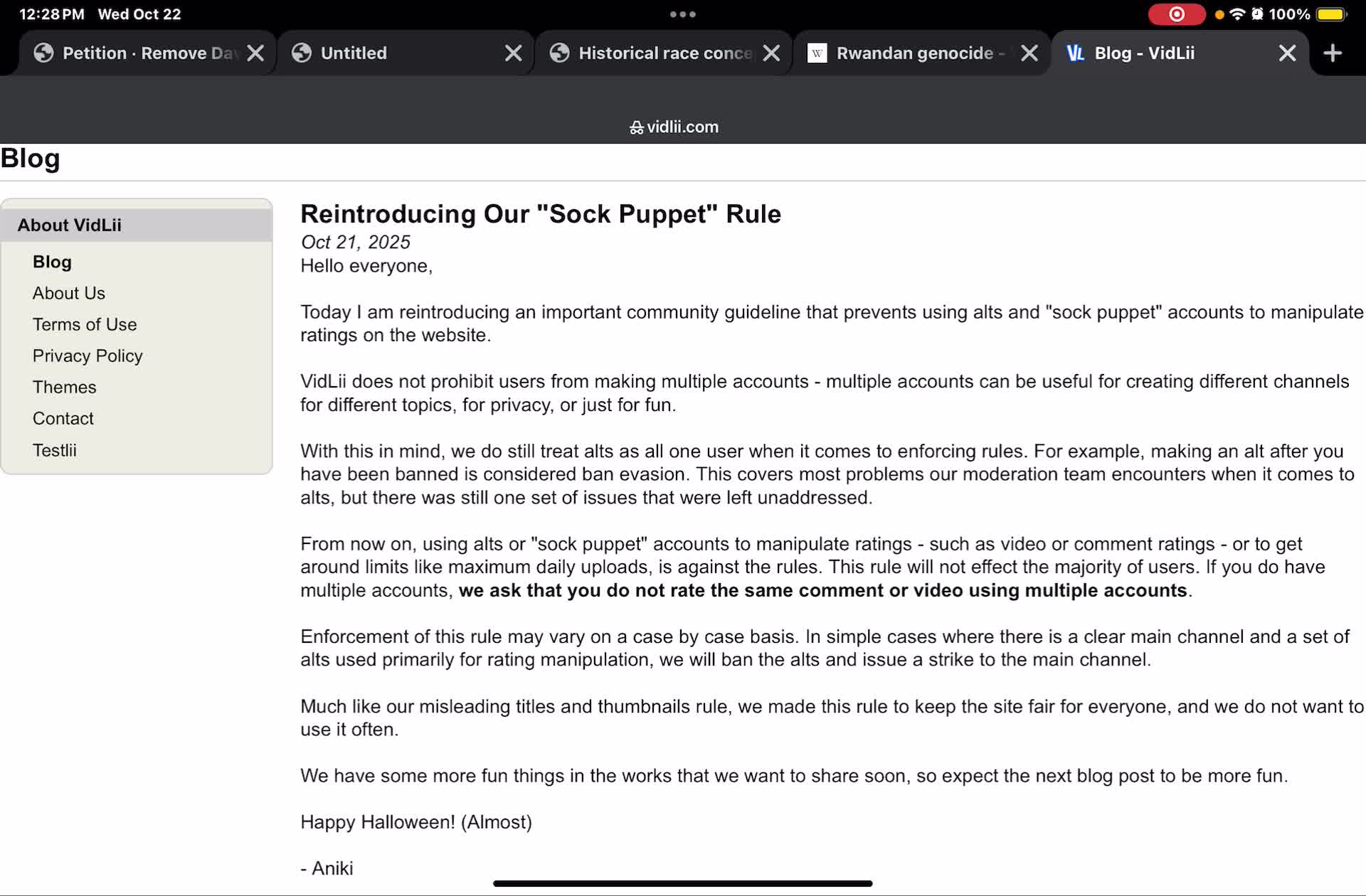 New VidLii update might BAN ME!!??!!??