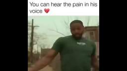 YOU CAN HEAR THE PAIN IN HIS VOICE