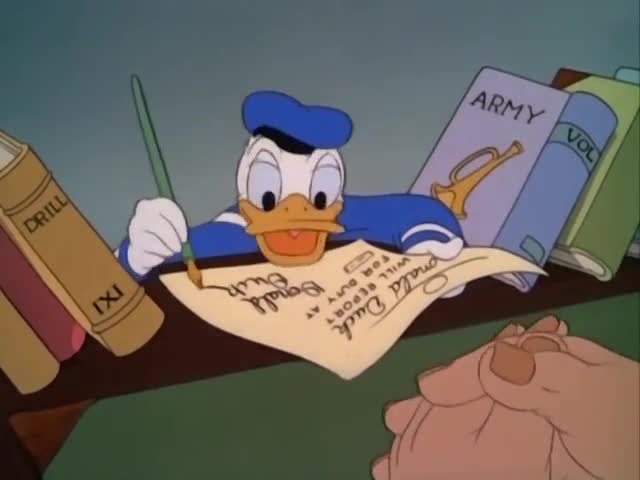 Donald Gets Drafted (1942)
