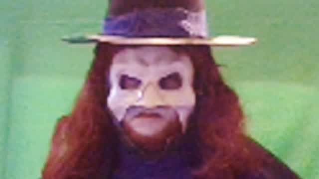 undertaker in  a deserted cematary